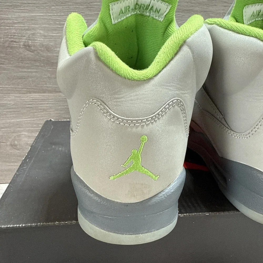 Size 7 (GS) - Jordan 5 Retro 2022 Mid Green Bean W/ OG Box DQ3734-003